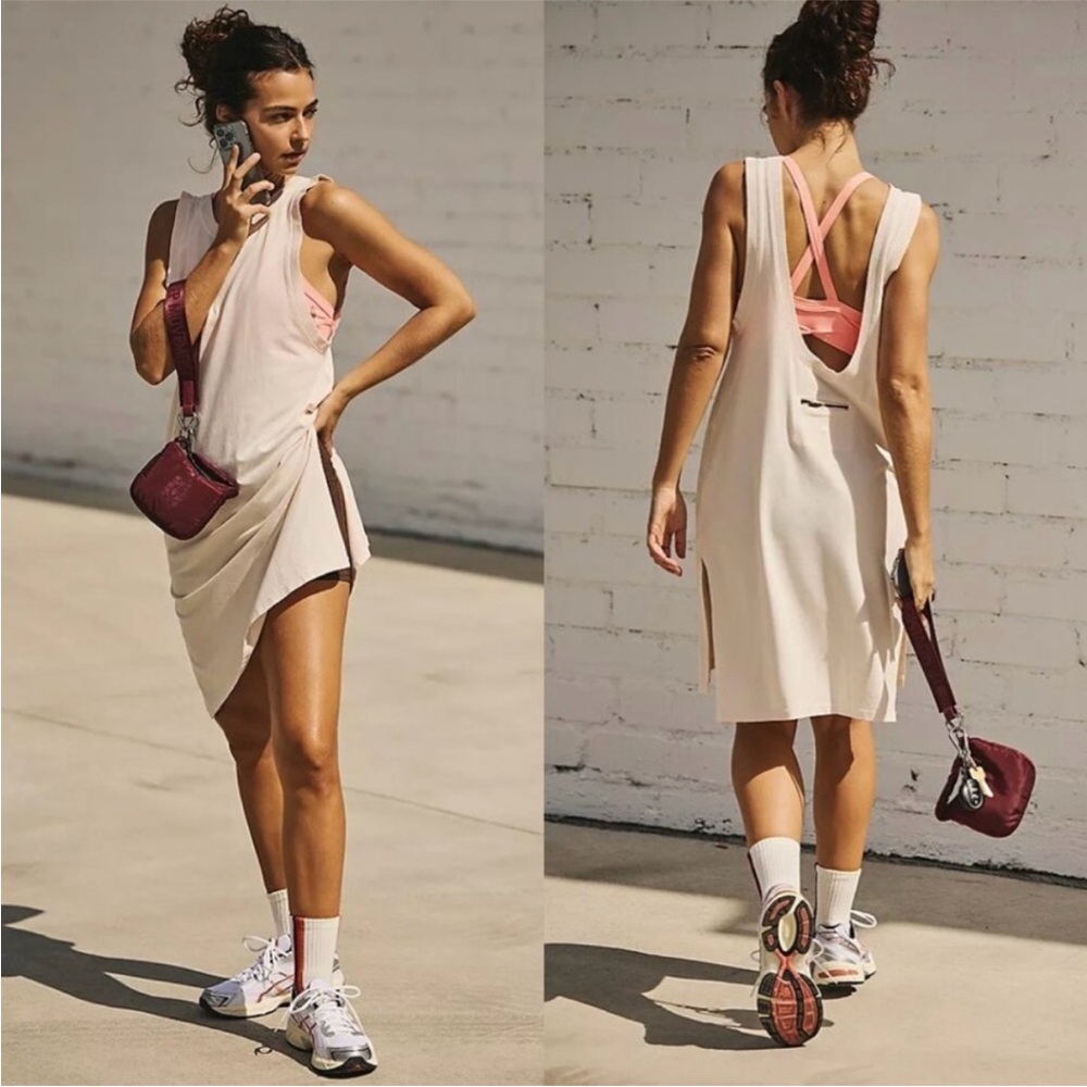 NWOT FP Movement Hot Shot Tunic Tank in Beached Clay Size XS $98 Retail